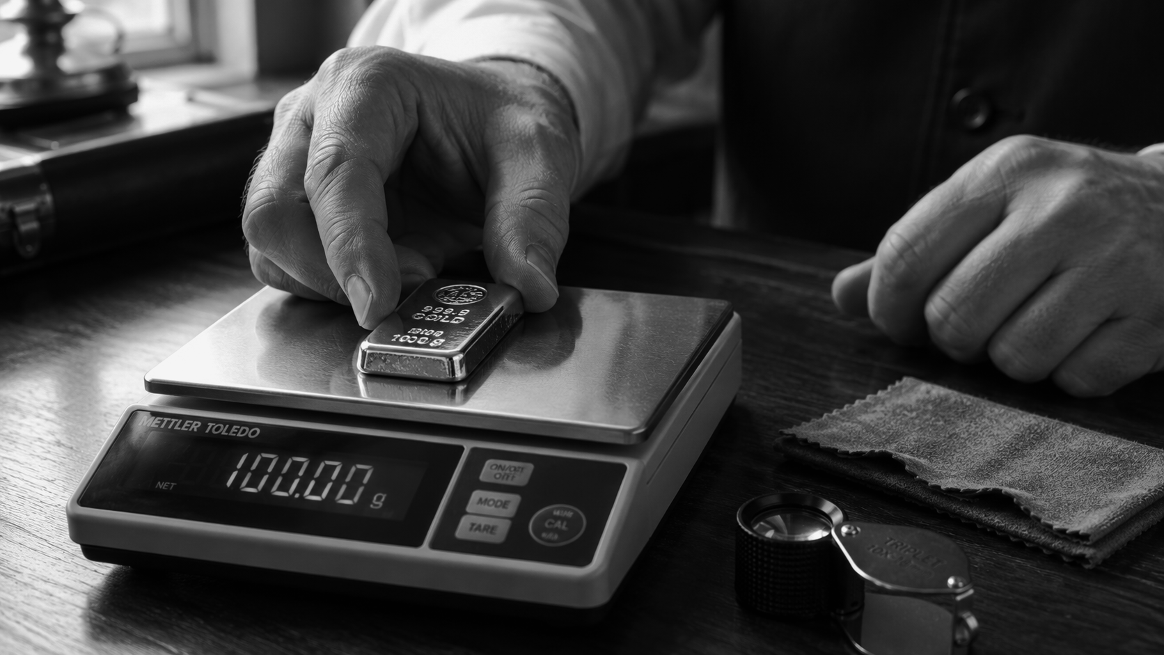 Gold dealer weighing bar digital scale