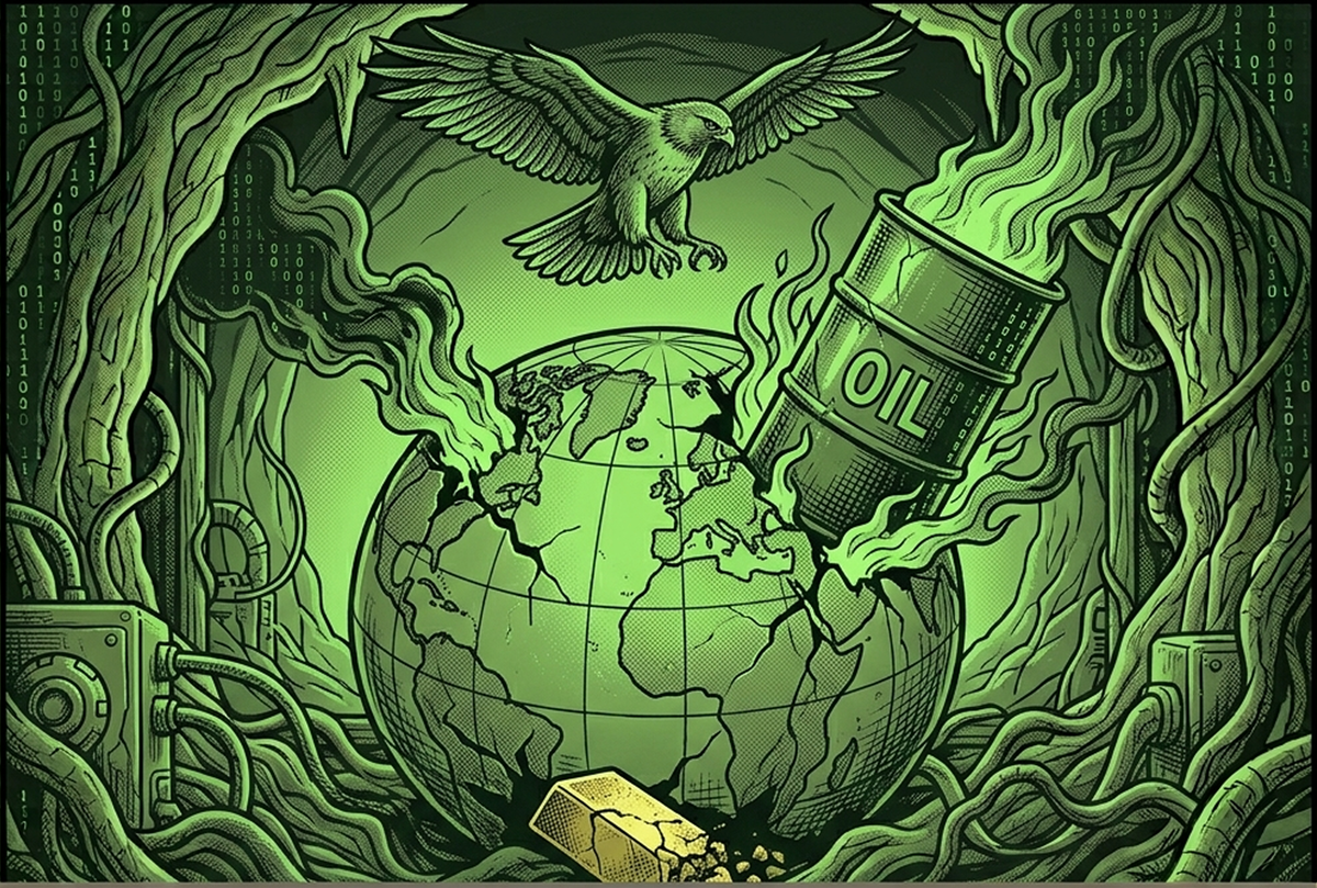 The deal lasted 21 days. Oil surged. Gold fell. War is back and it's not bullish for metals.