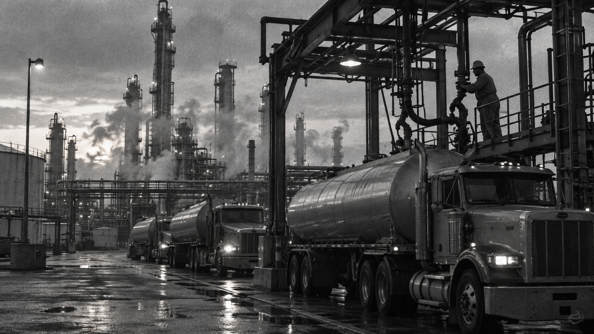 Diesel hit $5.85 a gallon. A record. Groceries follow.