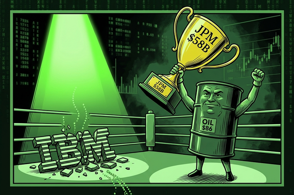 IBM −25%. Worst day since 1968. The AI trade just found its pretenders.
