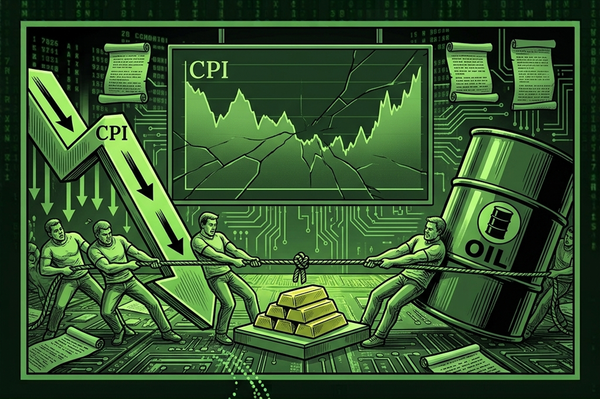 CPI went negative. PPI fell. Gold still lost. Oil rewrote the script this week
