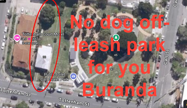 Brisbane City Council cutting parkland by stealth: 30 Tottenham St, Woolloongabba case study