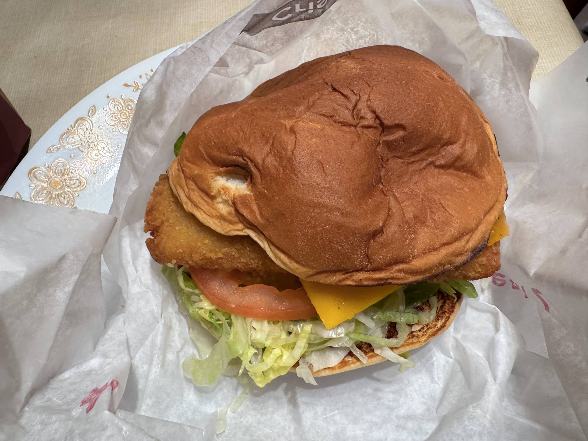 Arby’s King’s Hawaiian Fish Deluxe Sandwich