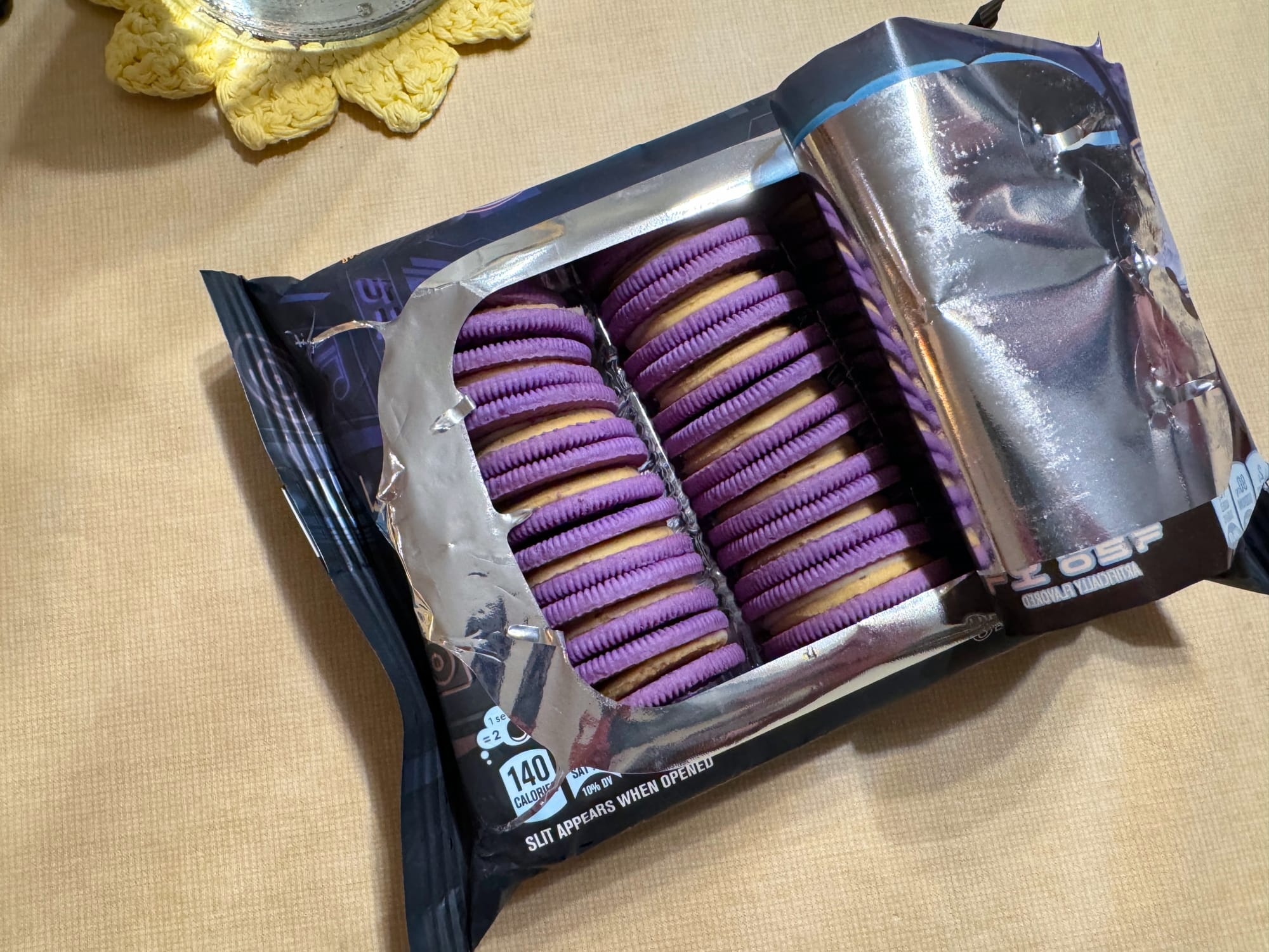 Opened Oreo BTS package.