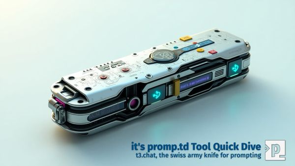 Tool Quick Dive: t3.chat - Das Schweizer Messer für's Prompten* 😉