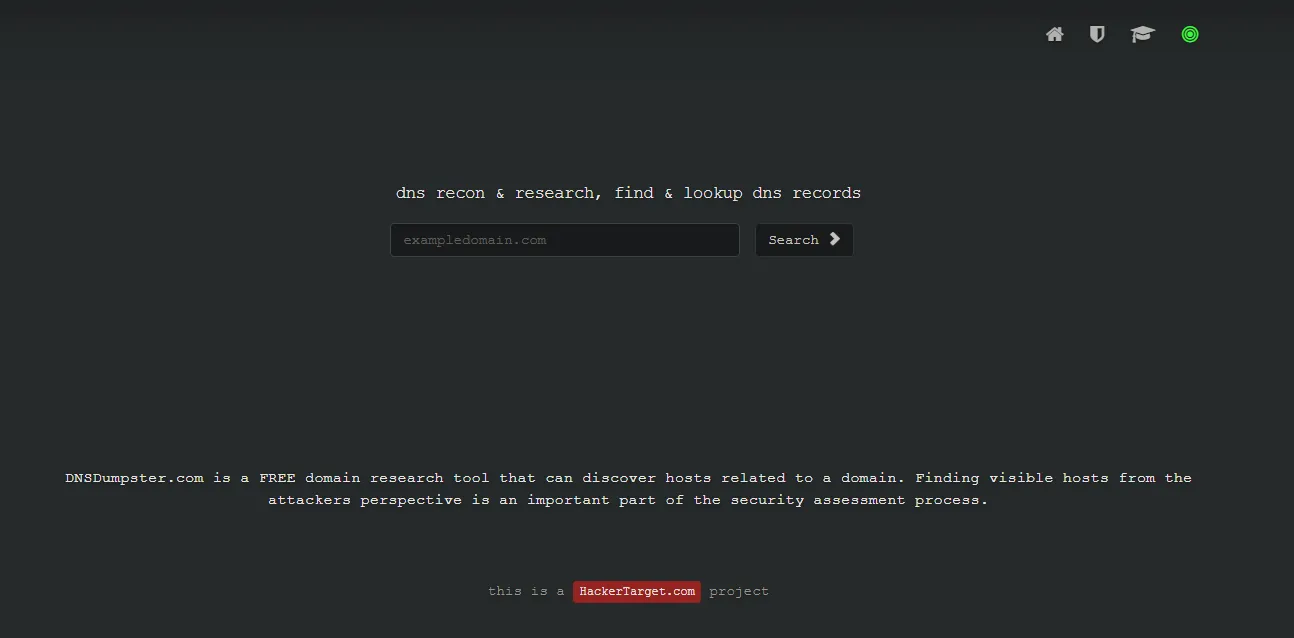 DNSDumpster - A Free Online Tool that Provides Detailed DNS Recon and Research Capabilities