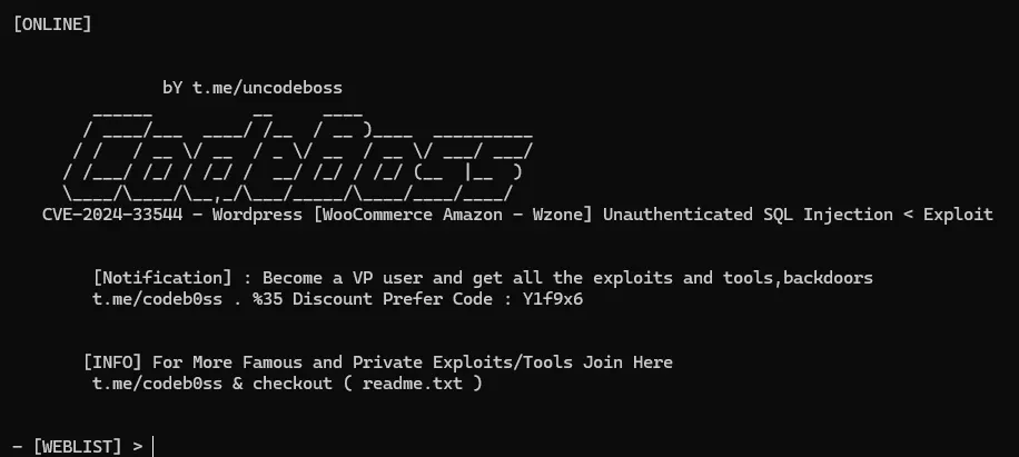 PoC Released - Mass Exploit - CVE-2024-33544 < Unauthenticated < SQL Injection