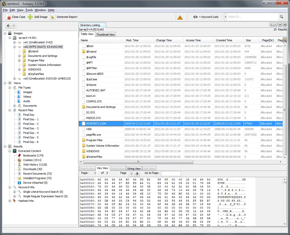 Autopsy: A Digital Forensics Platform and Graphical Interface to The Sleuth Kit and Other Digital Forensics Tools