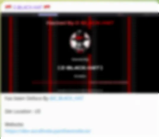 Z-BL4CX-H4T Defaced the Website of Pantheon Platform