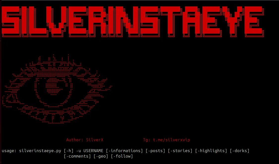 SilverInstaEye: A Comprehensive OSINT Tool for Instagram