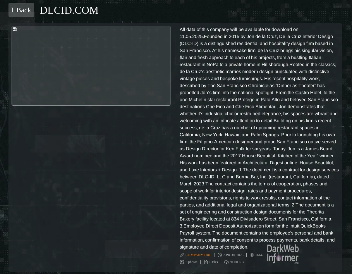 DLC-ID falls victim to Qilin Ransomware