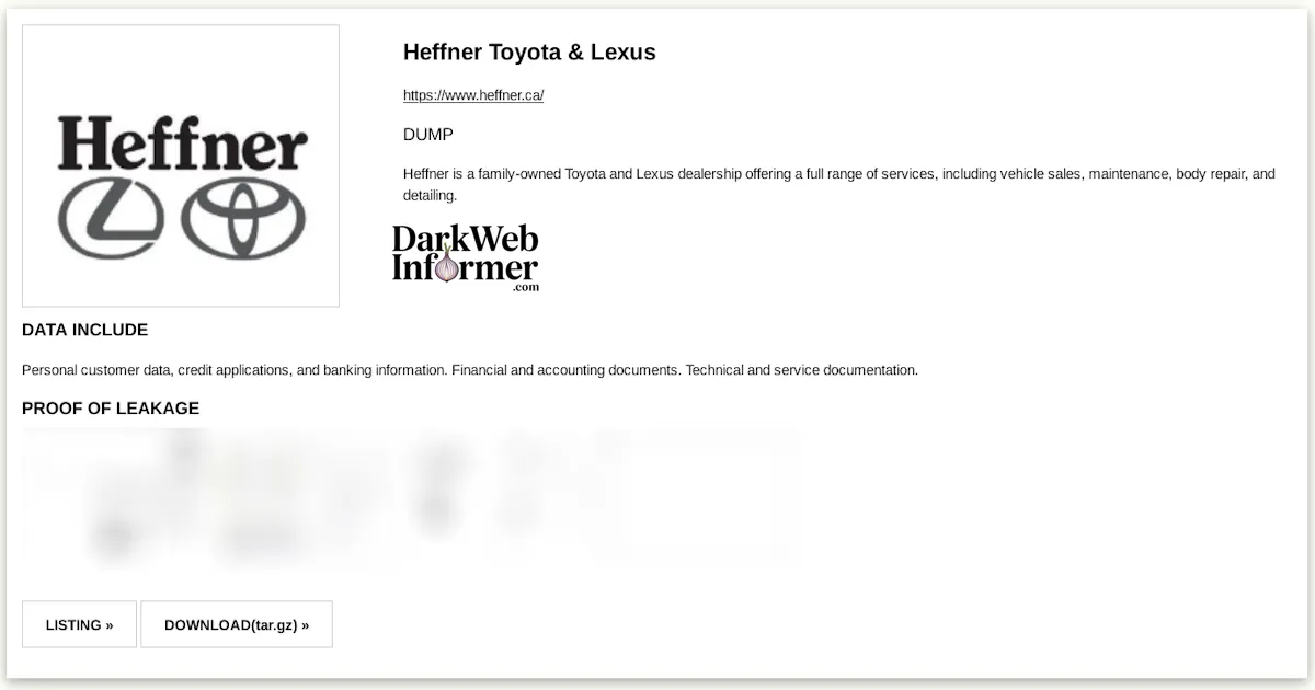 Heffner Toyota & Lexus Falls Victim to Nitrogen Ransomware