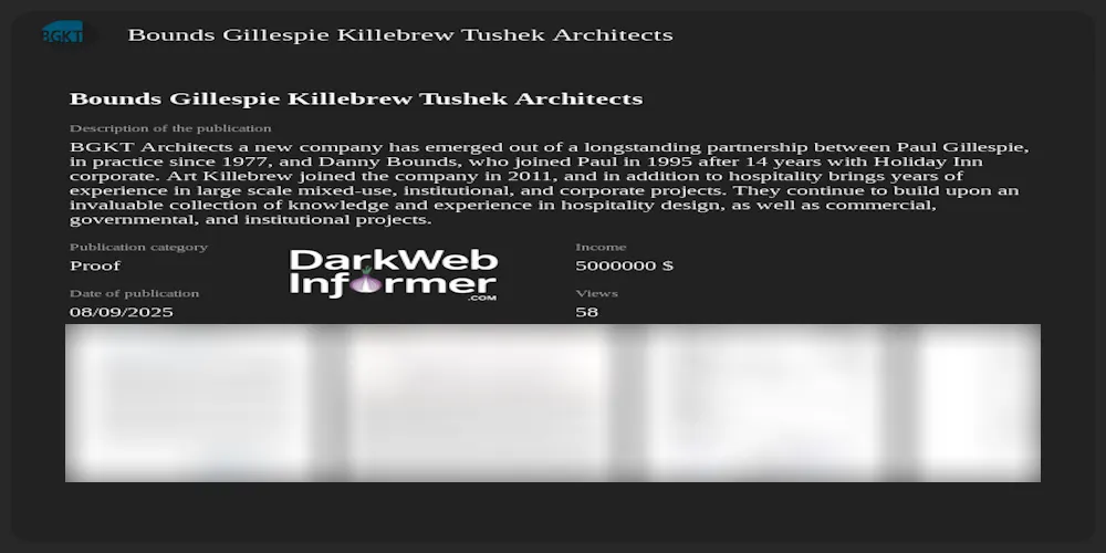 BGKT Architects Falls Victim to LYNX Ransomware