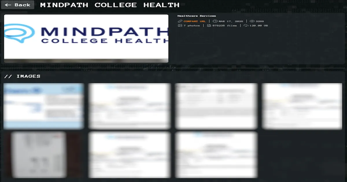 US Student Mental-Health Provider Mindpath College Health Listed on Ransomware Leak Site