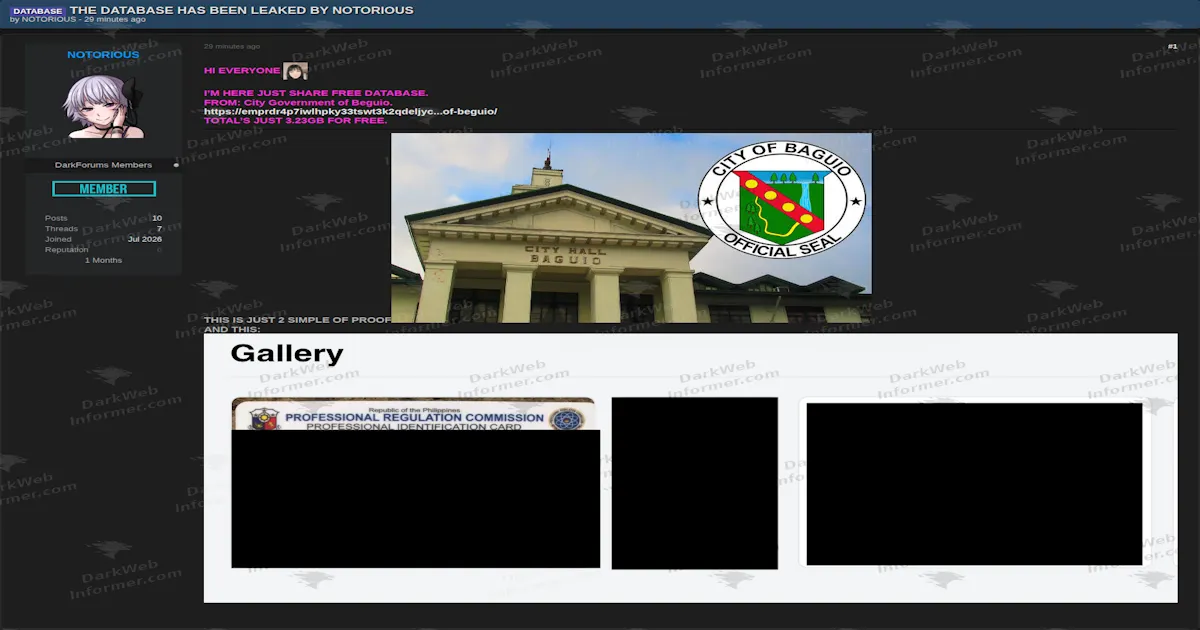 Baguio City Government Files Released Free With Permits, Titles and ID Cards