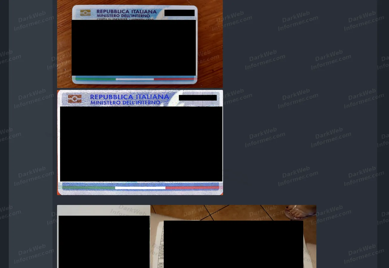 Further sample documents included in the listing, shown redacted