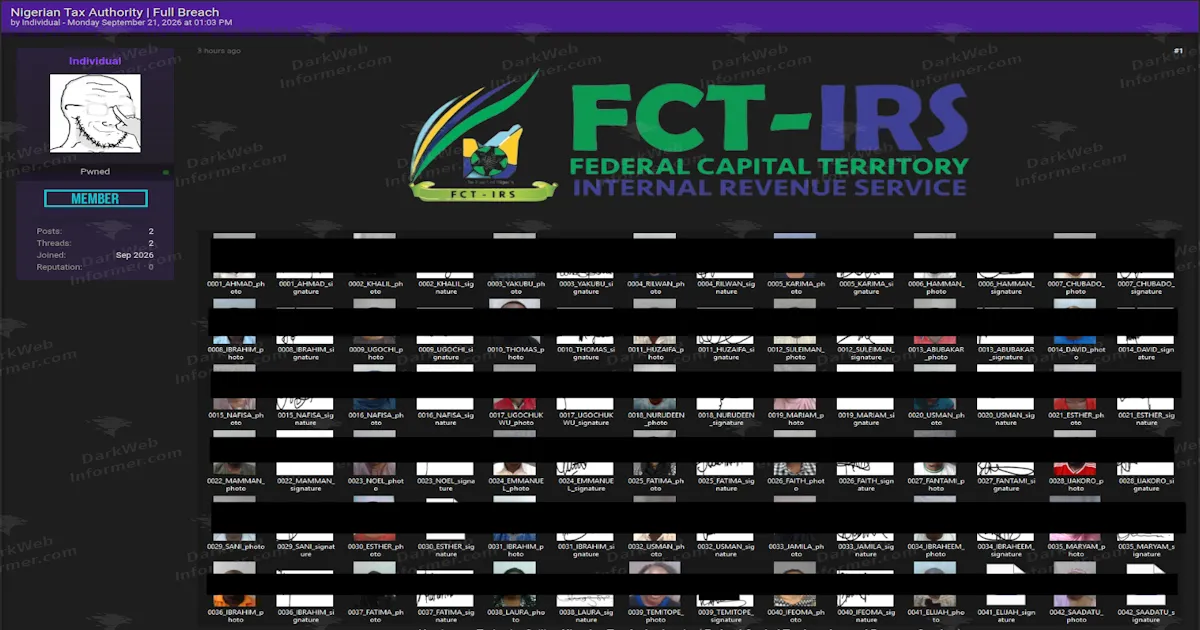 FCT-IRS Full Breach Claim Includes 5M Records and 121K Users