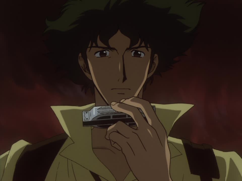 Spike contemplates giving it all up to become a musician. (Credit: TV Tokyo)