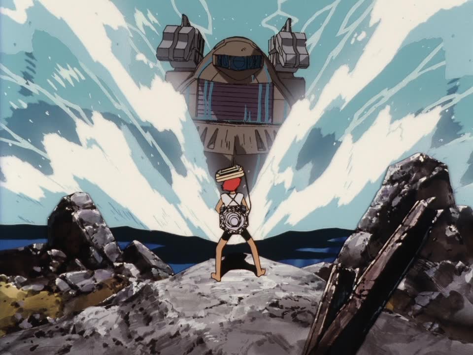 Ed brings the Bebop to her. (Credit: TV Tokyo)