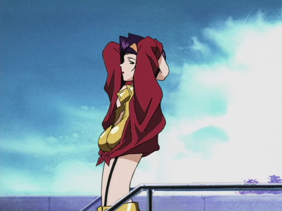 Faye embraces the uncertainty. Sort of. (Credit: TV Tokyo)