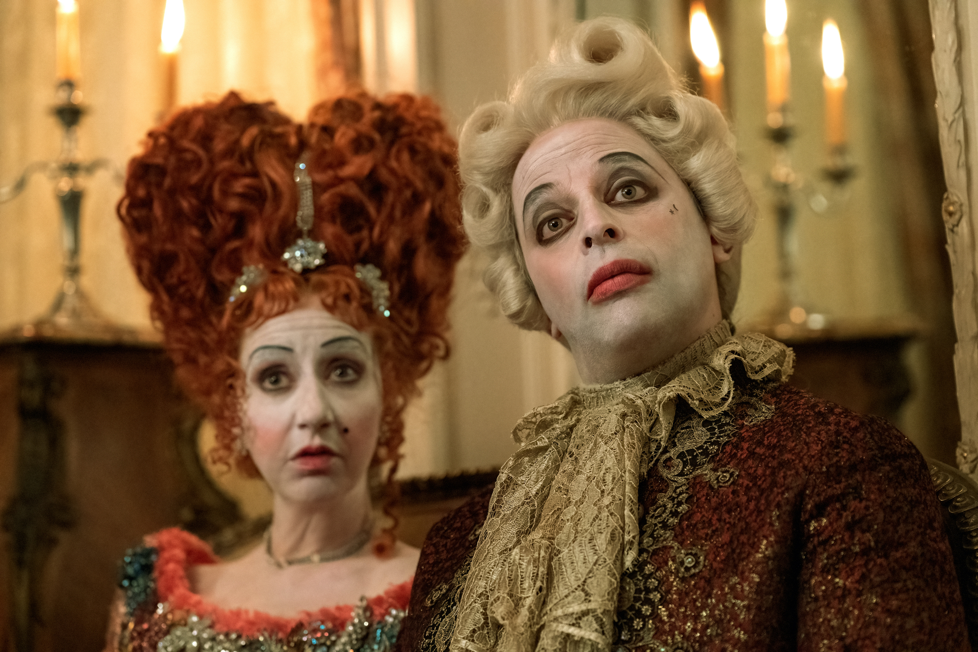 <p>Kristen Schaal and Nick Kroll playing, as always, upper-crust French nobles. Typecasting! (Credit: HBO Max)</p>