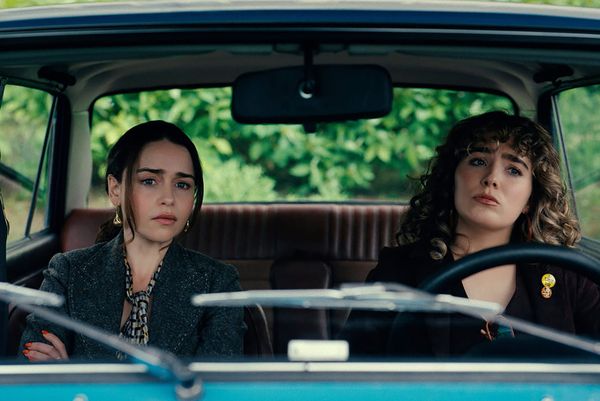 Emilia Clarke and Haley Lu Richardson star in Ponies. They're in a vintage car, and that's really all you can tell about it.