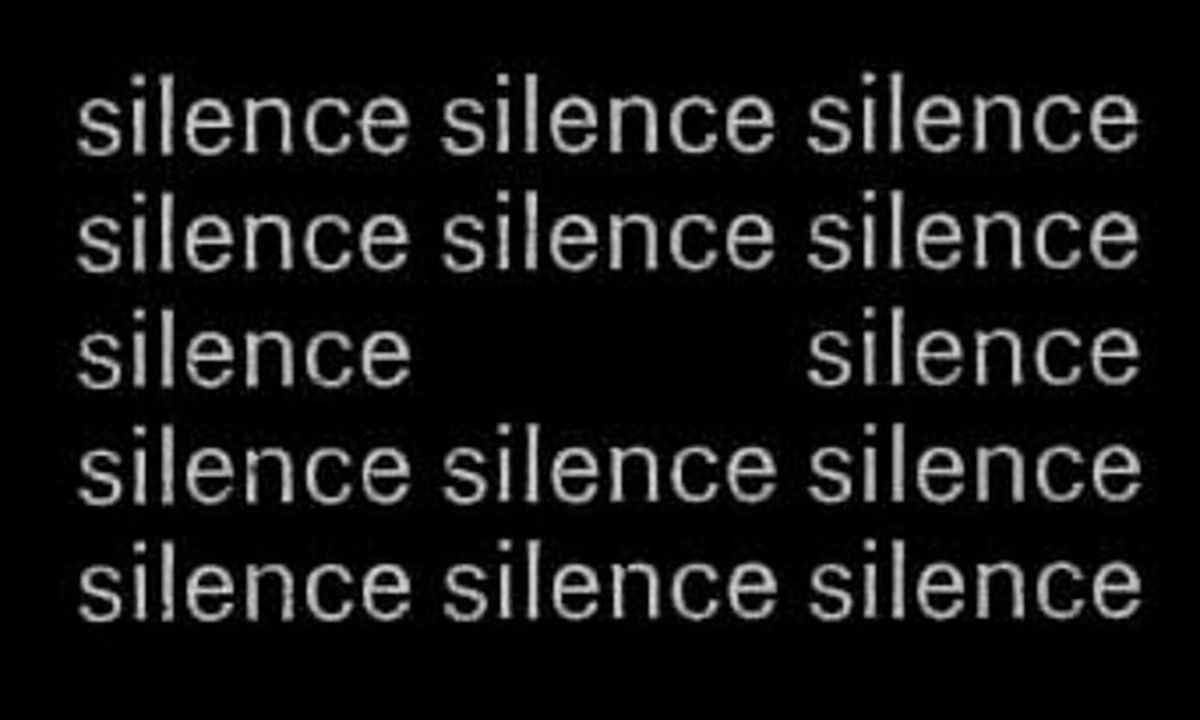 Start with silence