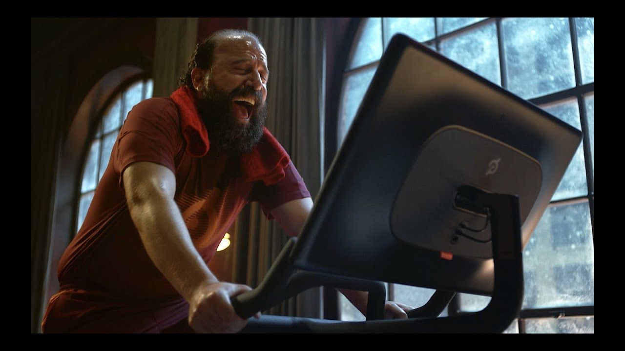 Scrooge gets to ride a Peloton bike this Christmas