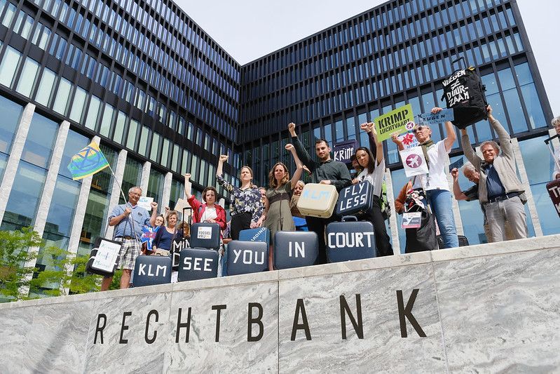 KLM sued for greenwashing in their advertising