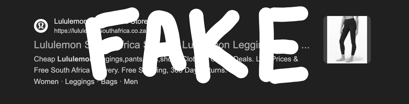 Fake brands are getting increasingly believable