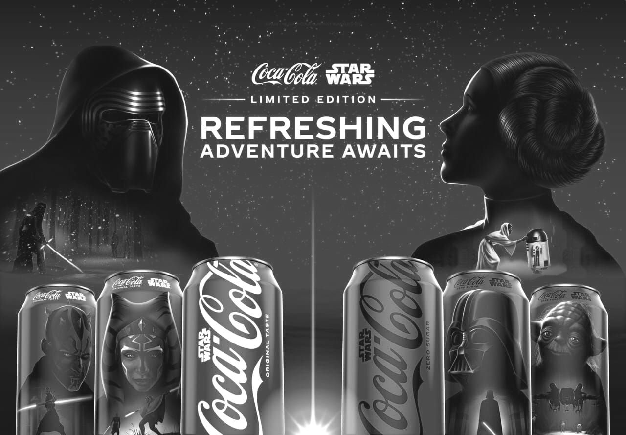 Coca Cola collaborates with Star Wars in the 'Refresh Your Galaxy' campaign