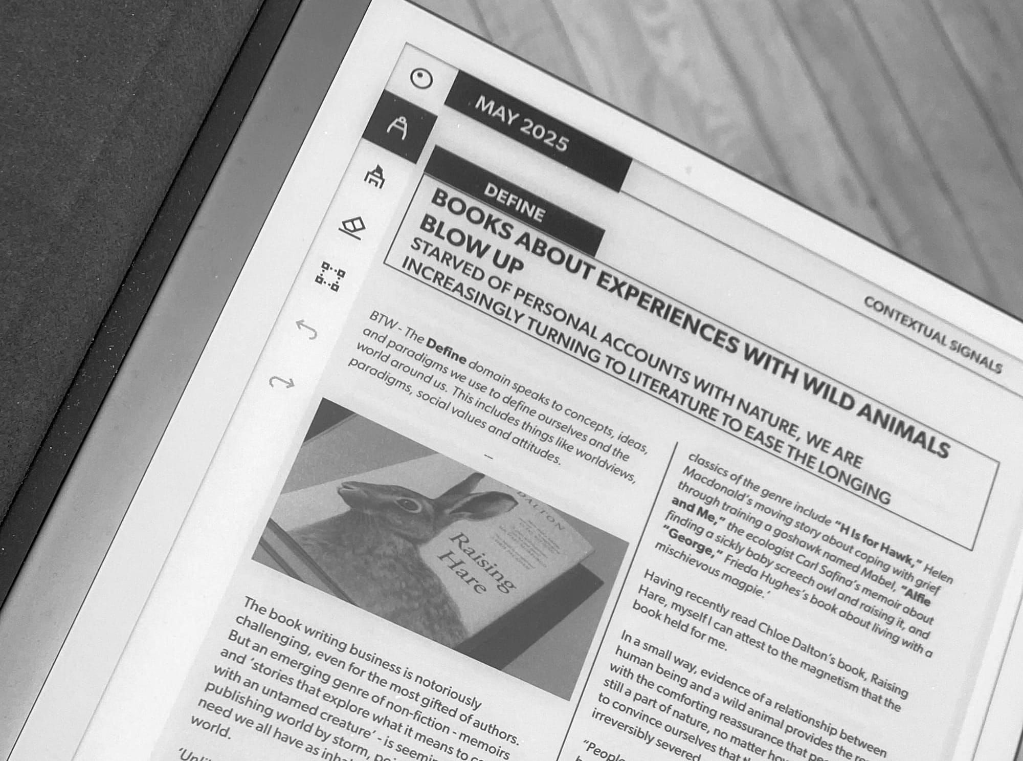 Raw material for better strategy design; our 18th monthly horizon scan is nearly here