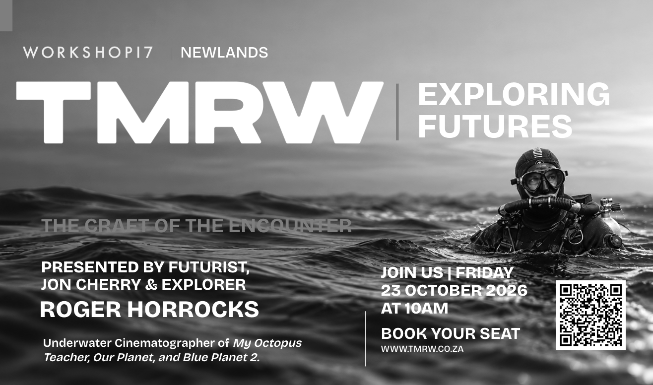 The TMRW talk | Workshop 17, Newlands, 23 October 2026