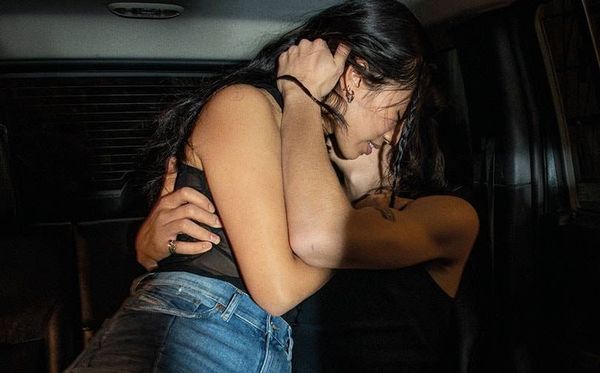 people touching each other 