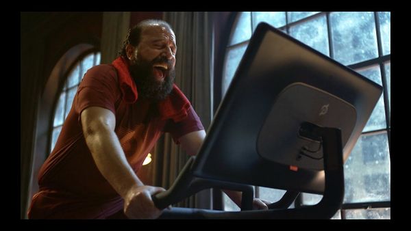 Scrooge gets to ride a Peloton bike this Christmas