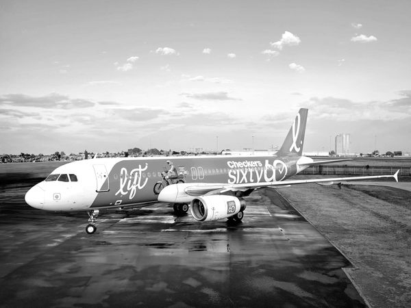 The Checkers Sixty60 plane