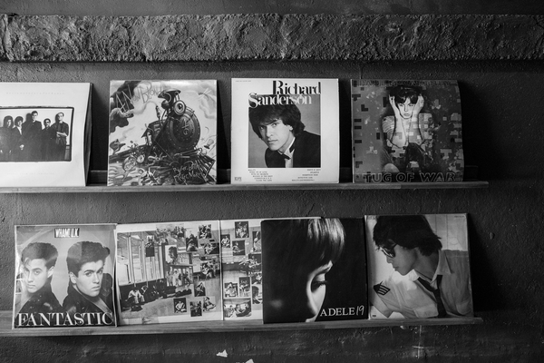 Listening to records in Mullae-dong, Seoul
