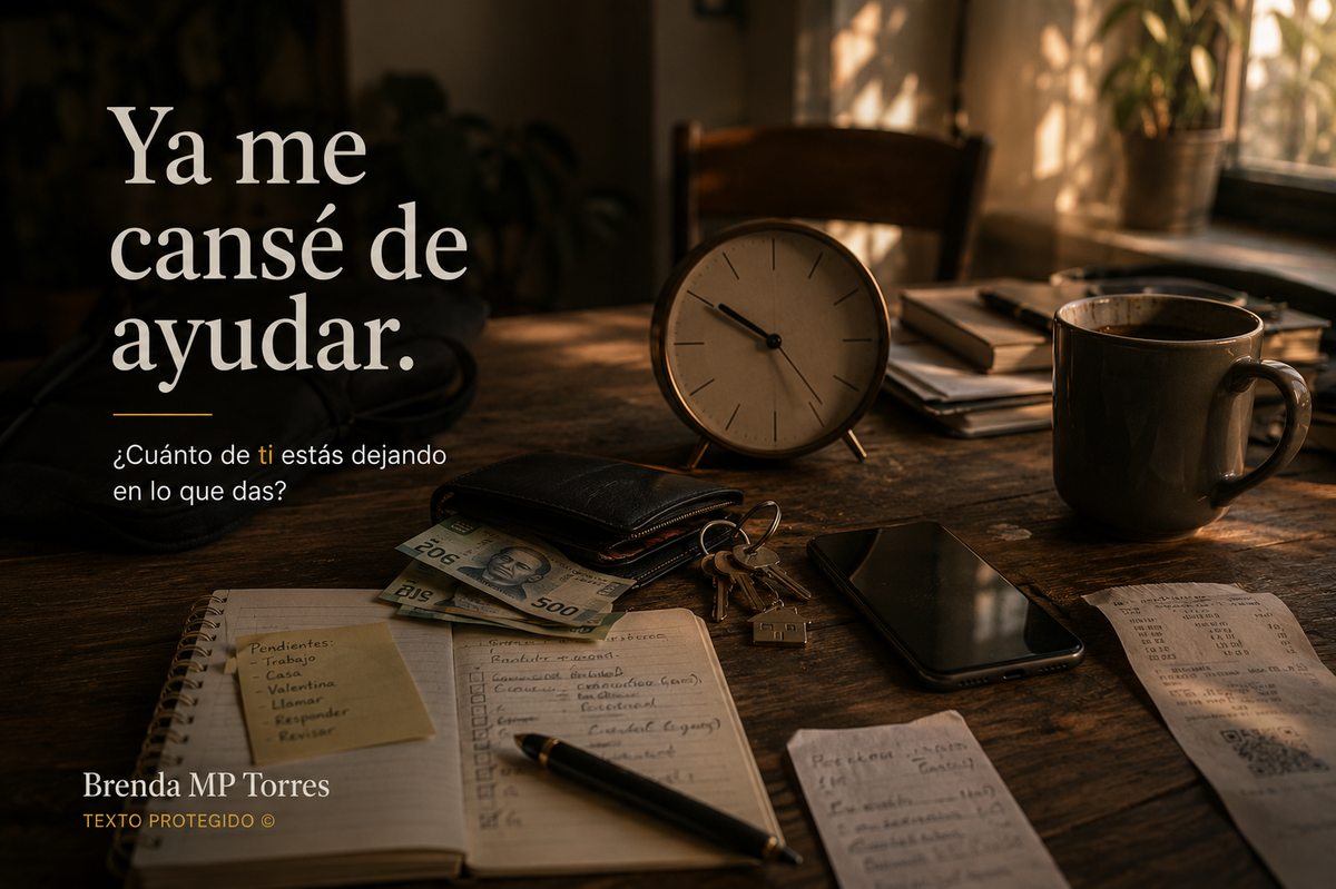 Ya me cansé de ayudar