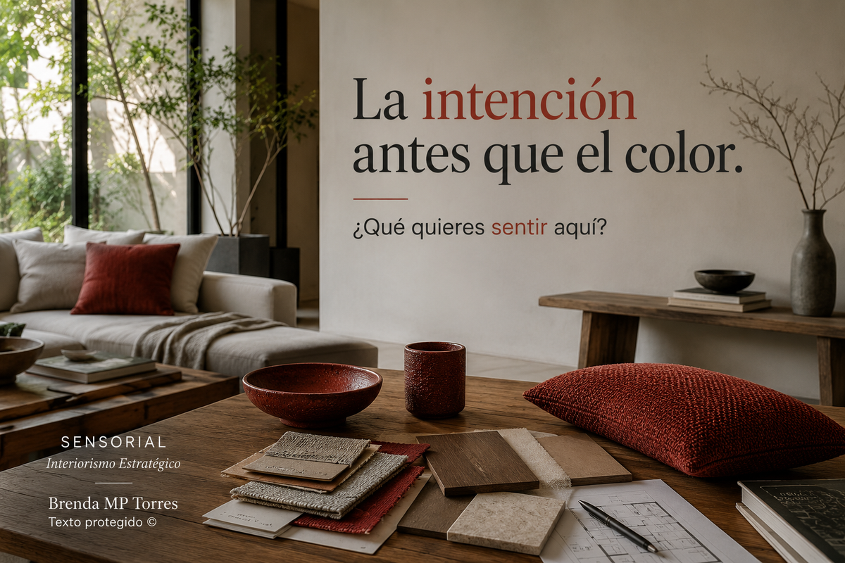 La intención antes que el color