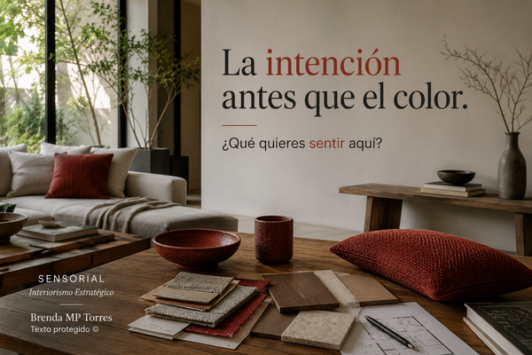 La intención antes que el color