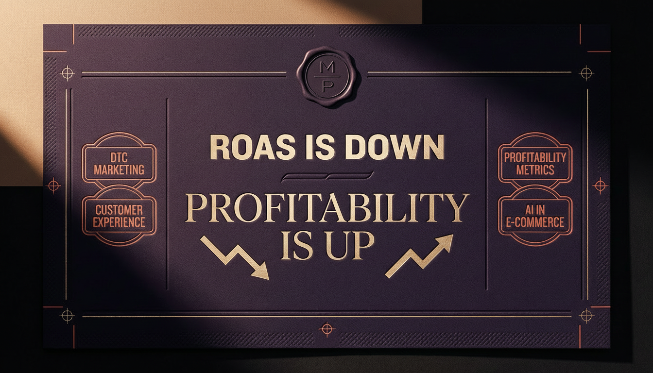 ROAS Is Down, Profitability Is Up