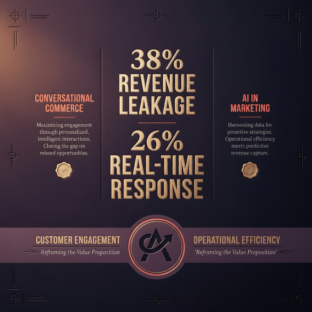38% Revenue Leakage. 26% Real-Time Response.