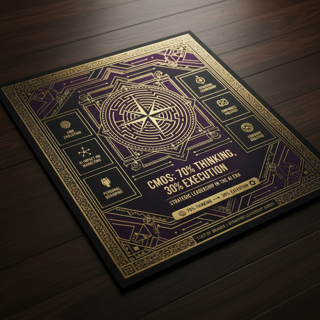 CMOs: 70% Thinking, 30% Execution