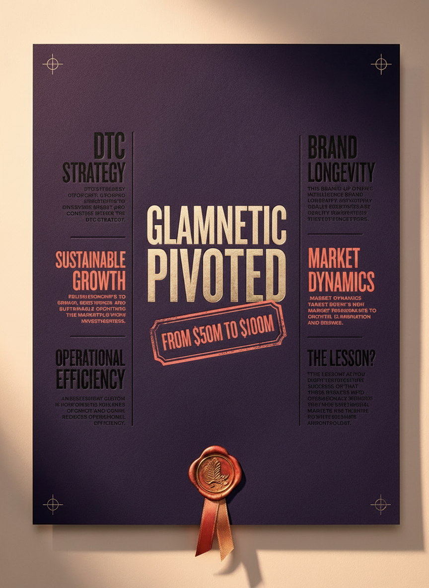 Glamnetic Pivoted from $50M to $100M. The Lesson?