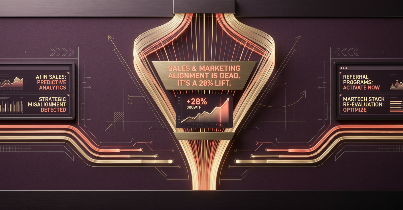 Sales & Marketing Alignment Is Dead. It’s a 28% Lift.