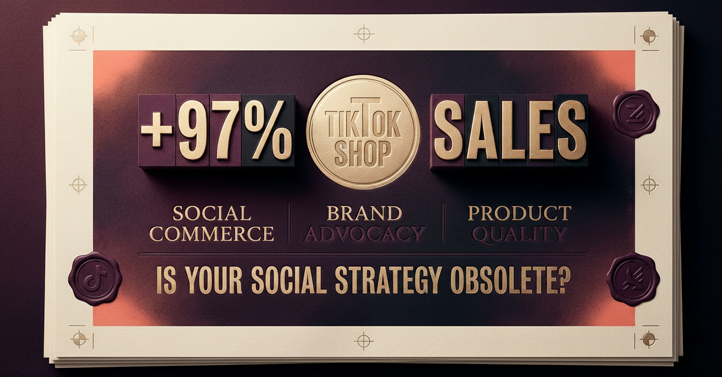 TikTok Shop Sales +97%. Is Your Social Strategy Obsolete?