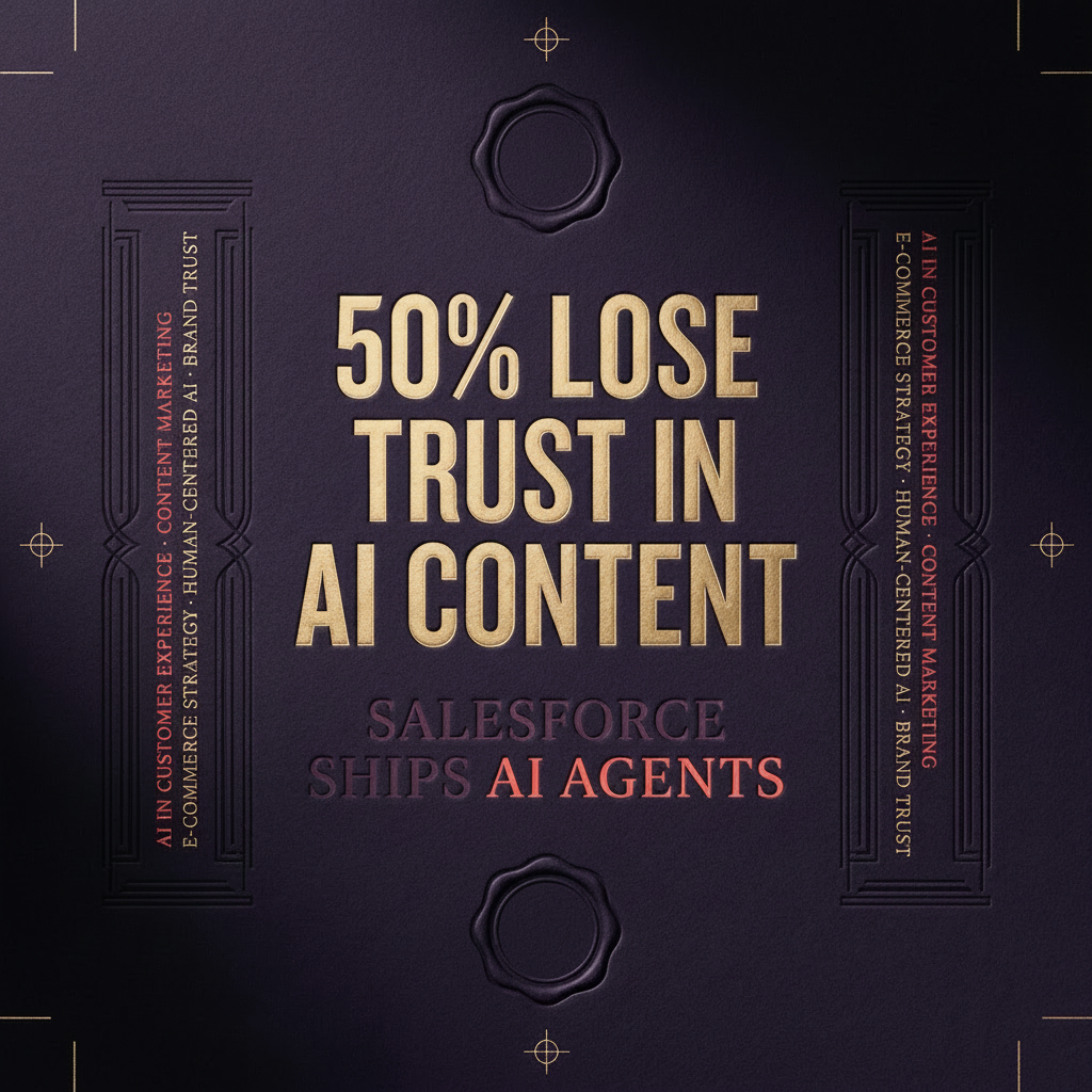 AI Delivers Scale, but 50% of Consumers Are Losing Trust