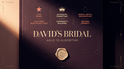 David’s Bridal: ‘Aisle to Algorithm’