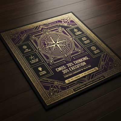 CMOs: 70% Thinking, 30% Execution