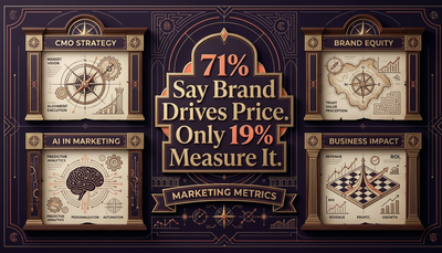 71% of C-suite wants brand value. 19% of CMOs deliver.